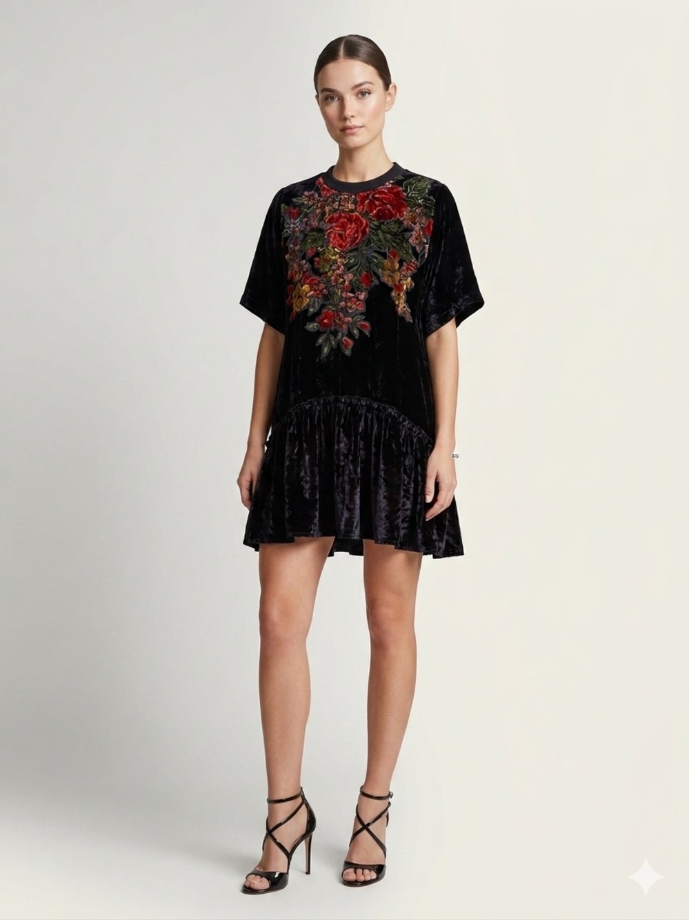 NWOT - Free People / Velvet Floral Dress
